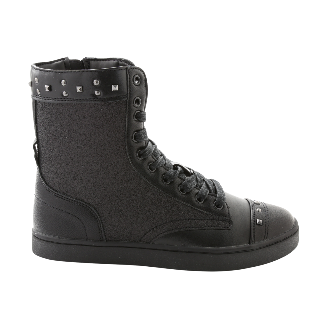 Pastry Military Glitz Adult Women's Sneaker Boot in Black/Black ...